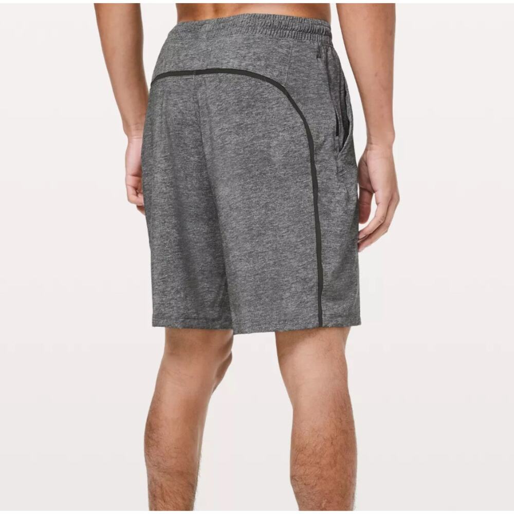 Men’s Lululemon Lined‎ Pace Breaker 9” Shorts Gray S Running Hiking Performance